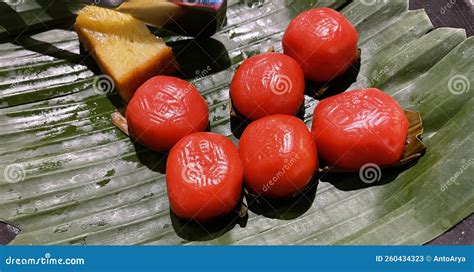 Kue Carabikang Or Bol Jaran Cake Or Kue Ku Is Traditional Javanese