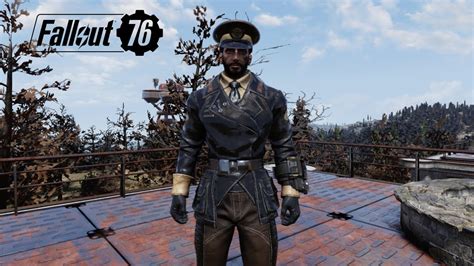 Fallout 76 Enclave Intel Officer Uniform Fallout 1st Showcase Youtube