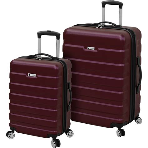 2 Piece Expandable Hardside Spinner Luggage Set Spinner Luggage Sets