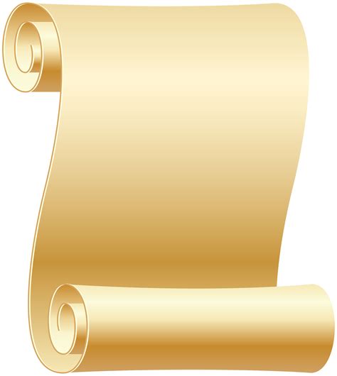 Long Scrolled Paper Png Clip Art Png Image Frame Bord