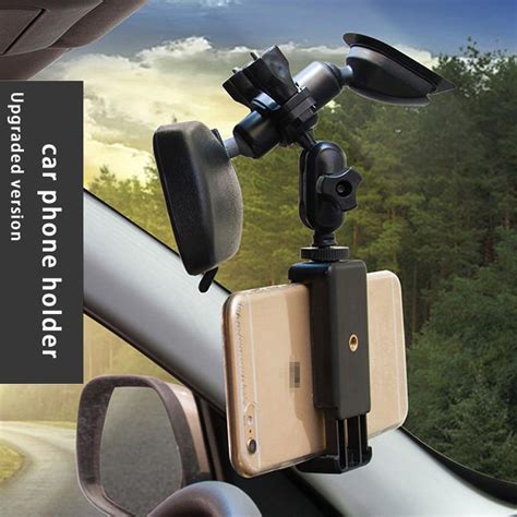 Enhanced Universal Car Phone Mount Holder For Rearview Mirror Phone