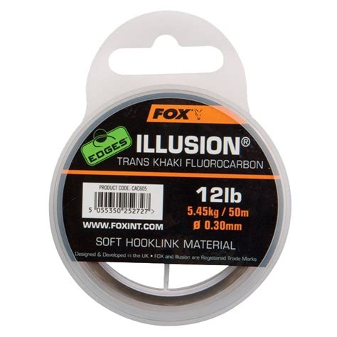 Fox Illusion Trans Khaki Soft Fluorocarbon M Fishingindustry Bg