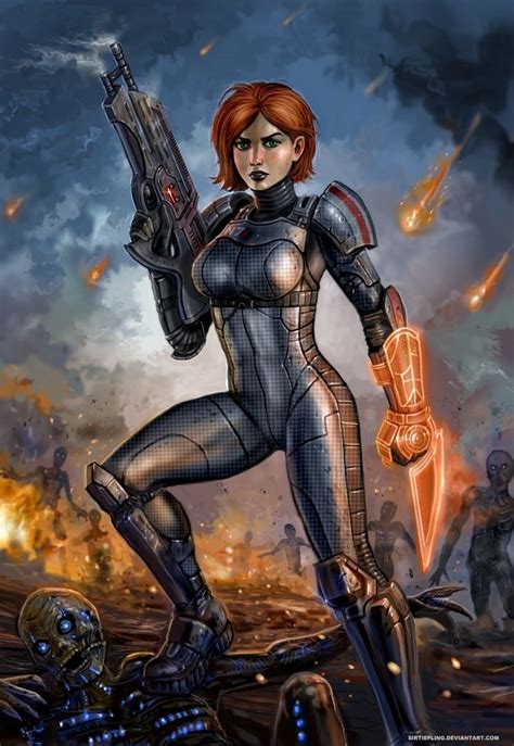 Femshep Fanart Masseffect Shepard Democracy By Sirtiefling On Deviantart Mass Effect Universe