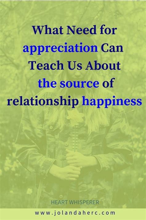 What Need For Appreciation Can Teach Us About The Source Of