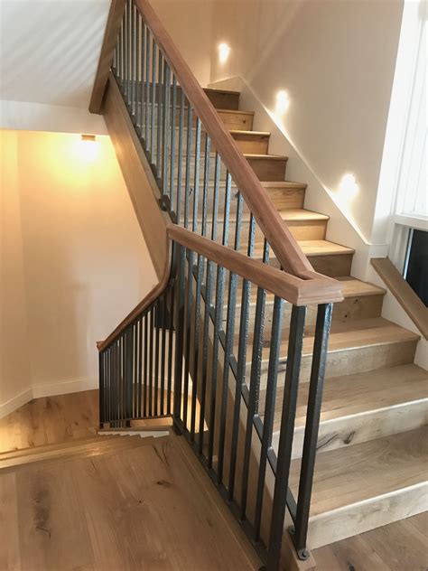 Interior Standard Railing 4 Newman Iron Works Staircase Remodel