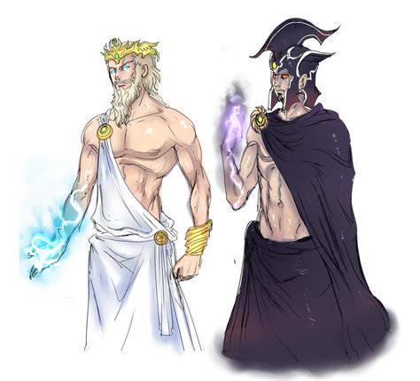 Zeus And Hades By Maniacpaint On Deviantart