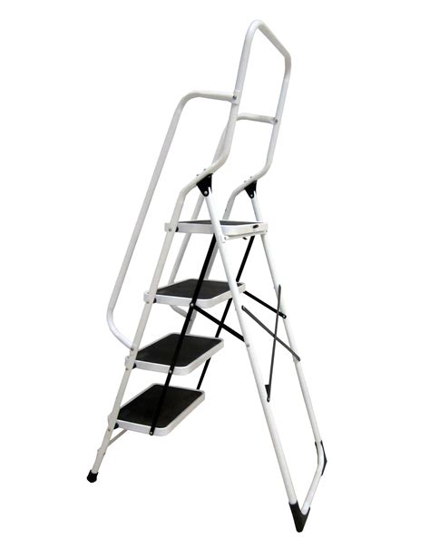 Foldable Non Slip 2 3 4 Step Steel Ladder Tread Stepladder Safety