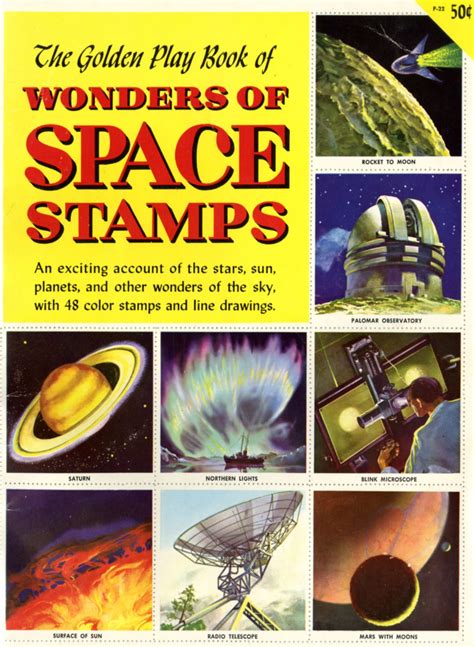 Dreams Of Space Books And Ephemera Wonders Of Space Stamps 1954