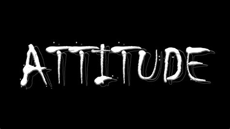 Attitude Word In Black Background Hd Attitude Wallpapers Hd