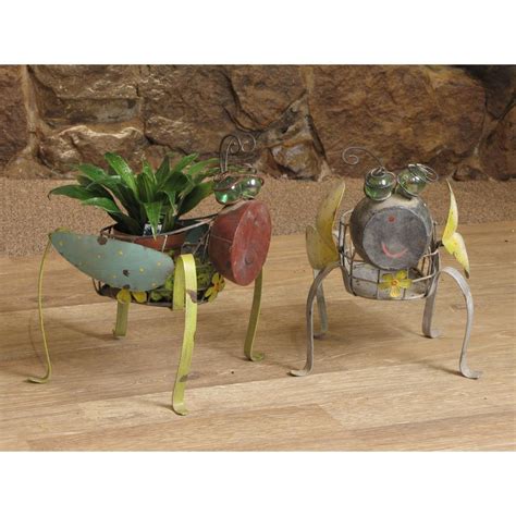 Zaer ltd international, lansdale, pennsylvania. Zaer Ltd. International Lady Bug Planters (2-Set)-ZR673800 ...