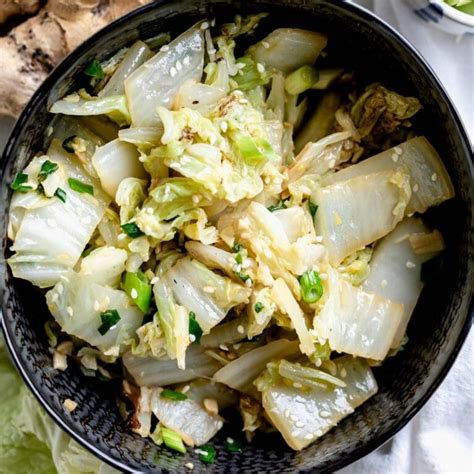 Simple Sautéed Napa Cabbage Recipe Healthy Seasonal Recipes