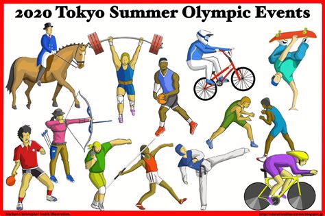 At the games, athletes will compete in sports like swimming, athletics, gymnastics, various martial arts, ball sports, weightlifting, and wrestling. Education Illustration by Michael Christopher Smith ...