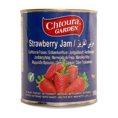 Chtoura Garden Strawberry Jam Tin Lebanon 12x1kg Tema Fine Foods