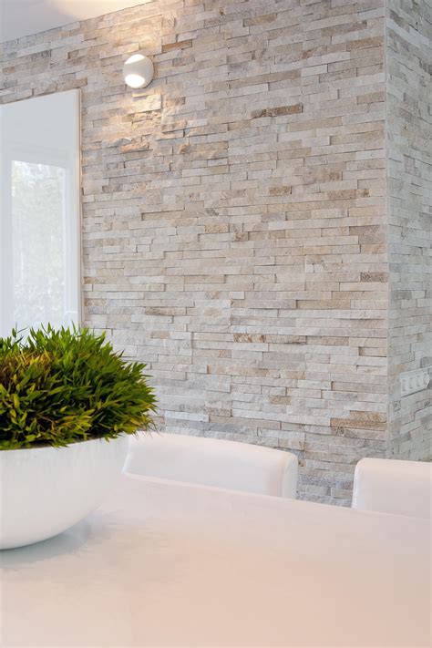 Kitchen Wall With Barroco Stone Panels Stone Wall Interior Design