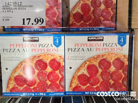 Kirkland Signature Pepperoni Pizza X G Costco East Fan Blog