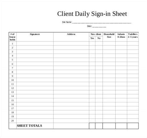 Find videos, social media, and more resources. 75+ Sign In Sheet Templates - DOC, PDF | Free & Premium ...