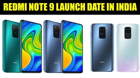 Redmi Note 9 Launch Date In India Redmi Note 9 Price In India And