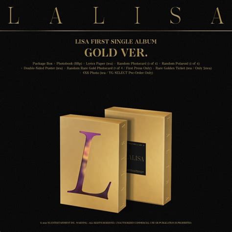 Lisa Solo Album Lalisa Now Available For Pre Order Digital Life Asia