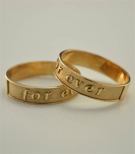 His And Hers Promise Rings Unique Wedding By WeddingRingsStore
