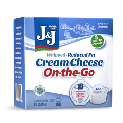 Jandj Dairy Cream Cheese On The Go 8pk 1 Oz