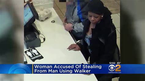 Woman Caught Stealing Money From A Man Using A Walker Youtube