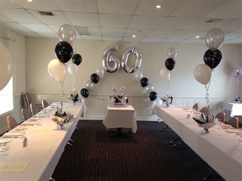 14 best 60th Birthday Party Ideas images on Pinterest | Balloon