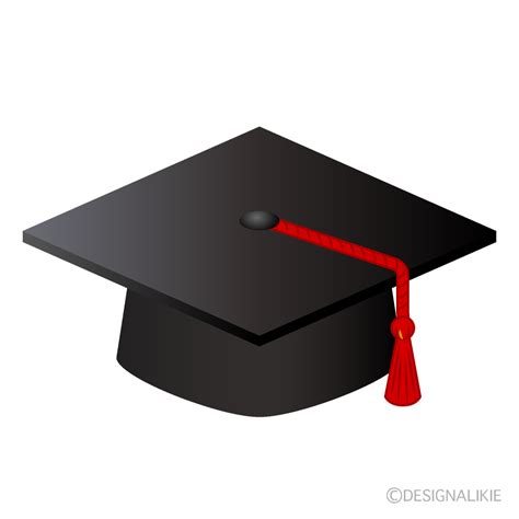 Red Graduation Cap Clip Art Free Png Image｜illustoon