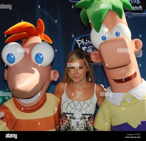 Actress Ashley Tisdale The Voice Of Candace In The Animated Comedy
