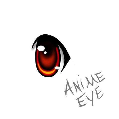 Red Anime Eye By Kawaiinekogirl1062 On Deviantart