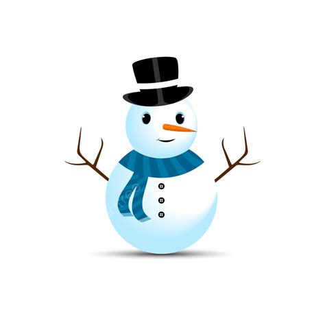 Carrot Nose Vector Png Images Christmas Snowman Design With Magician