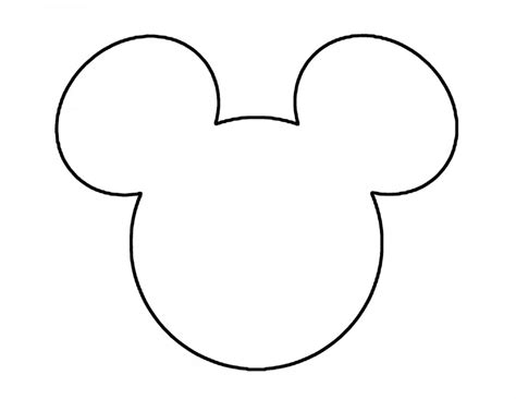 Mickey Mouse Silhouette Vector At Collection Of