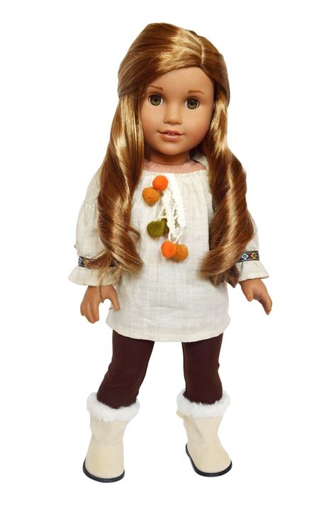 My Brittanys Ivory Mocha Outfit For American Girl Dolls 18 Inch Doll Clothes