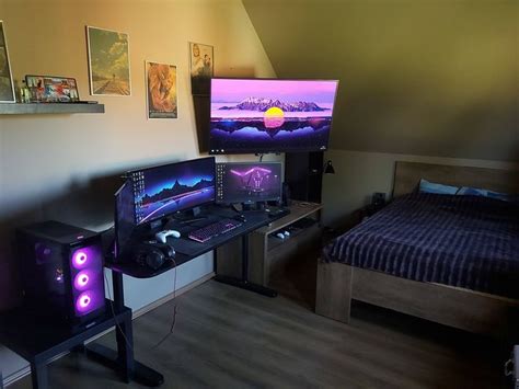 More images for purple gaming room » Black-Purple in 2020 | Gaming room setup, Gamer room, Room ...