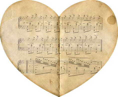 Vintage Sheet Music Heart My Funny Valentine Vintage Valentines