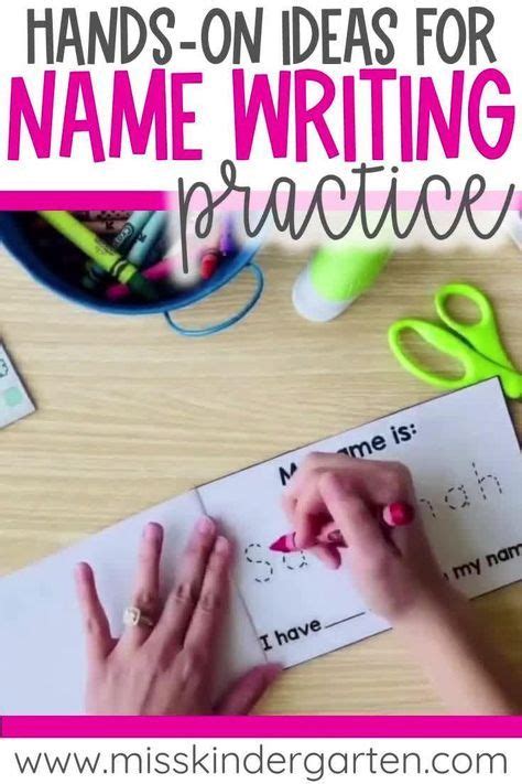 Practice Handwriting In Preschool Or Kindergarten With These Cute Name