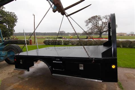New C And M Skirted Truck Bed With Hydraulic Bale Spears And 4 Locking