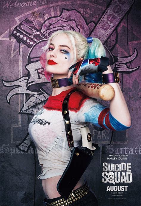 Suicide Squad Movie Poster Margot Robbie Harley Quinn 11 X 17 Ebay