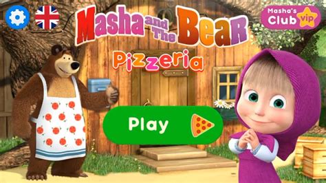 Masha And The Bear Pizzeria 🐻 👧 Pizza Game Youtube