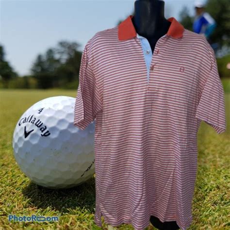 Mens Peter Millar Oakmont Country Club Golf Polo Shirt Mens Large Ping
