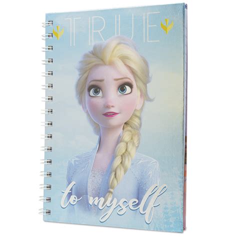 Frozen 2 Anna And Elsa A5 Notebook Notitieboek True To Myself Live Your Truth
