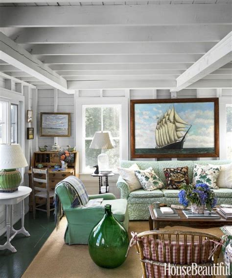 A Maine Cottage Revisited Maine Cottage Coastal Living Rooms