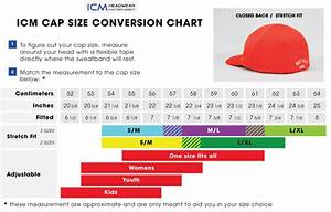 Ball Cap Size Chart