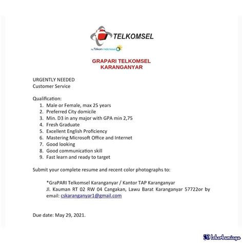 Demikianlah berita lowongan kerja trenggalek terbaru untuk bulan ini yang dapat kami sampaikan untuk sobat pengunjung setia www.gingsul.com, website info lowongan kerja terbaru dan terkini. Loker Rs Trenggalek / Loker Terbaru Khusus Kediri Nganjuk ...