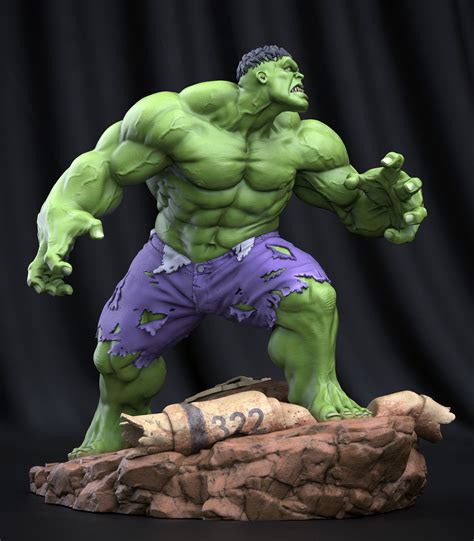Artstation Hulk Statue Matt Leighton Hulk Avengers Avengers