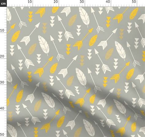 Bohemian Feathers And Arrows Spoonflower