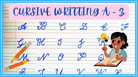 Cursive Writing A To Z How To Write English Capital Letters Cursive
