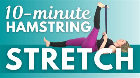 10 Minute Yoga Hamstring Stretch Gentle Yoga For Hamstring Flexibility Youtube