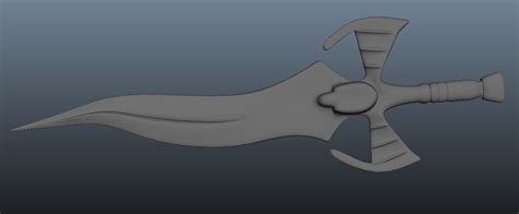 Blogs For Modeling: Project 2: Curved Dagger