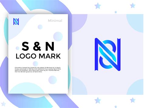 S N Modern Letter Logo Mark By Shihab Logo Designer On Dribbble