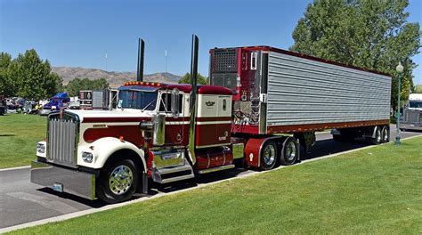 Kenworth Conventional With Matching Reefer Custom Lifted Trucks Rc